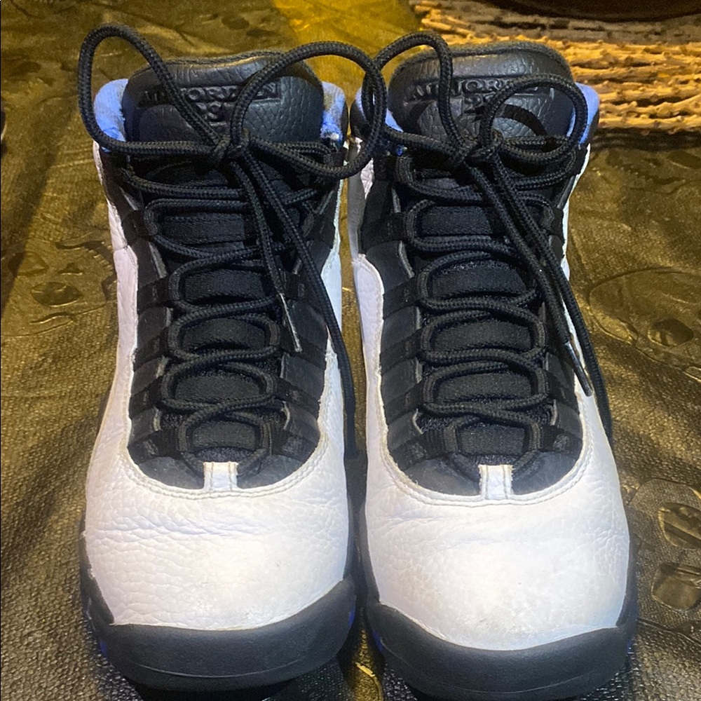 Jordan Kids Sneakers - Black and White and blue